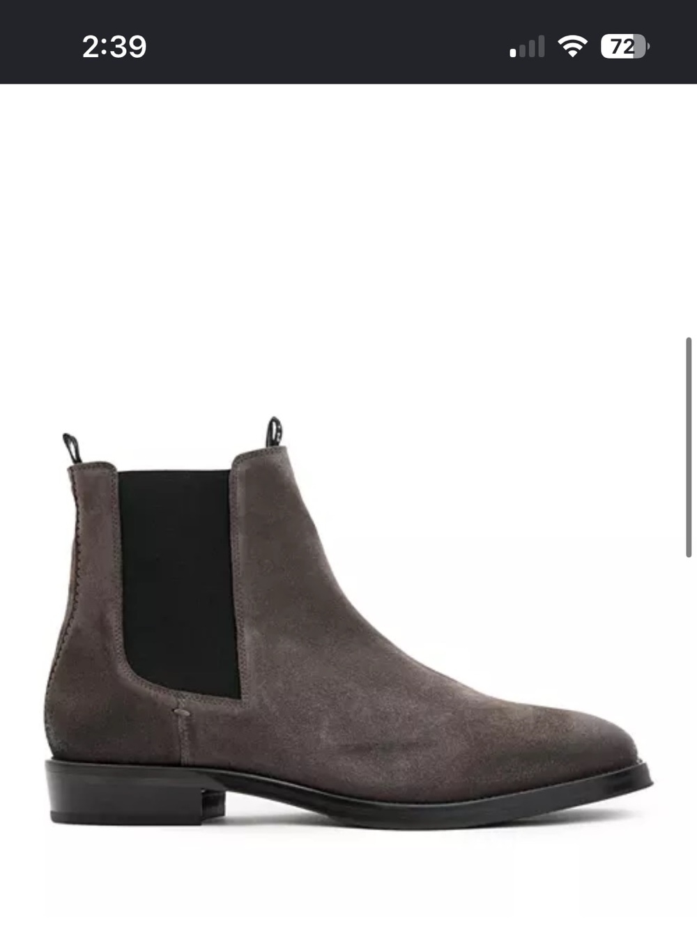 All Saints Men's Eli Suede Boots 45